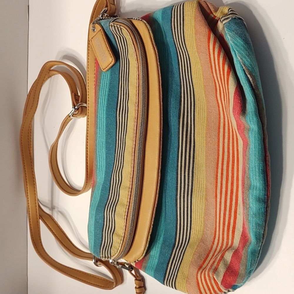Relic Canvas Striped Crossbody bag Multicolor Stripes